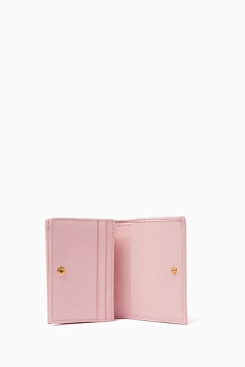 VLOGO Signature Wallet in Grainy Calfskin
