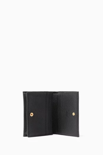 VLOGO Signature Wallet in Grainy Calfskin