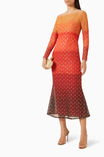 Sunset Dress in Mesh