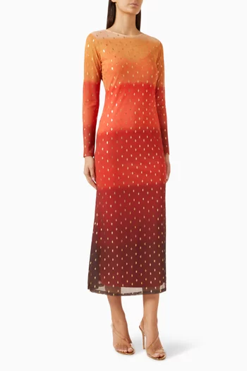 Sunset Dress in Mesh