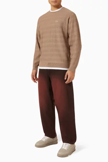 Wave Sweater in Cable Knit