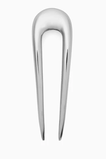 The Frida Hair Pin in Silver-plated Brass