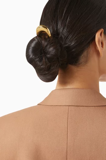 مشبك شعر ذا فريدا نحاس مطلي ذهب