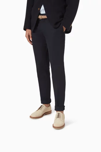 Derby Shoes in Suede