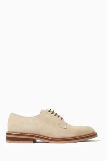 Derby Shoes in Suede