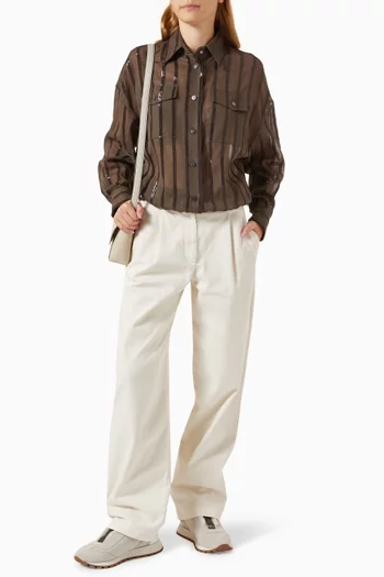 Sequin-embellished Shirt
