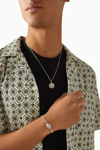 One World Talisman Necklace in Sterling Silver
