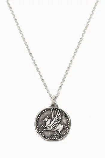 Pegasus Talisman Necklace in Sterling Silver
