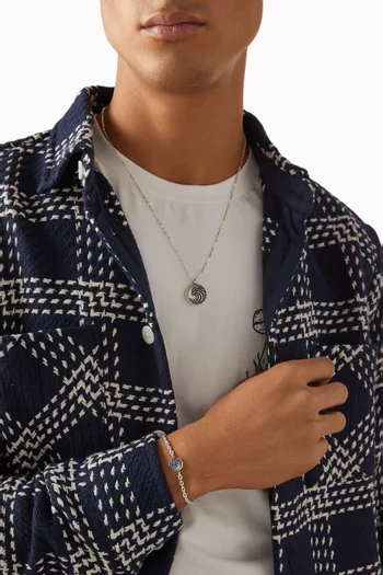 Falcon Talisman Necklace in Sterling Silver