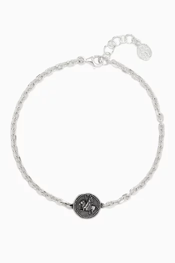 Pegasus Talisman Bracelet in Sterling Silver