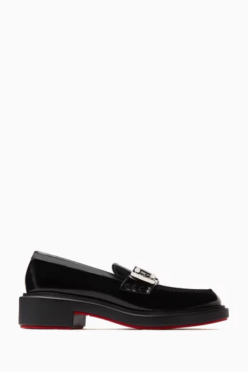 Urban Moc Lock Loafers in Leather