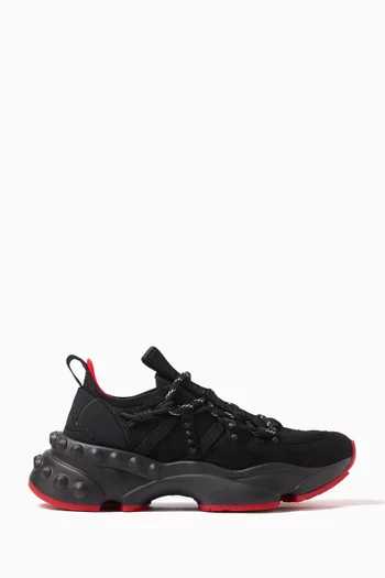 Trailnrun Low-top Sneakers in Leather & Mesh