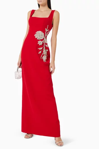 Elysia Gown in Crepe