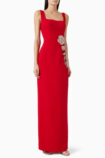 Elysia Gown in Crepe