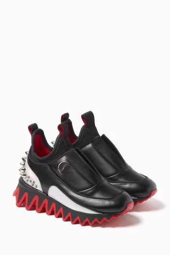 Mini Sharkyloub Sneakers in Calf Leather