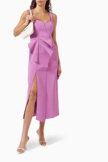 Underwood Frill Midi Dress