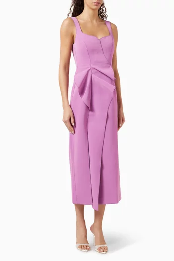 Underwood Frill Midi Dress