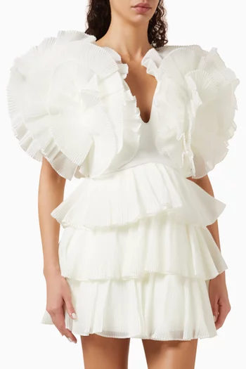 Spenmoss Pleated Mini Dress