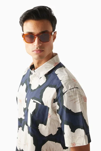Austin Rectangle Sunglasses in Acetate
