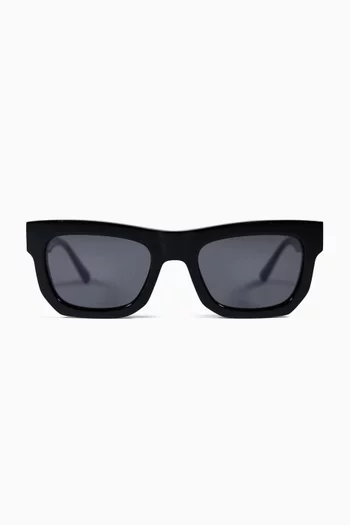 Don Rectangle Sunglasses in Acetate