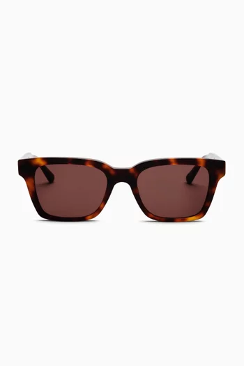 Dean Rectangle Sunglasses in Acetate