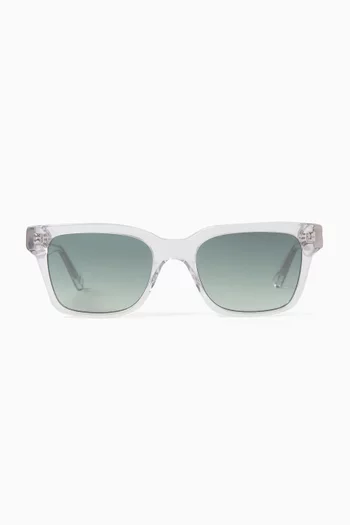 Dean Rectangle Sunglasses in Acetate