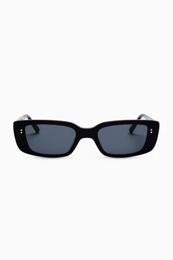 Grace Rectangle Sunglasses in Acetate