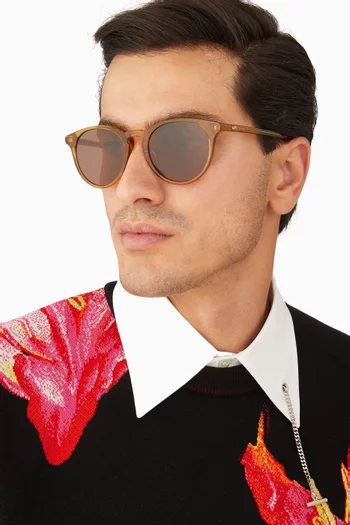 New Depp Round Sunglasses in Acetate