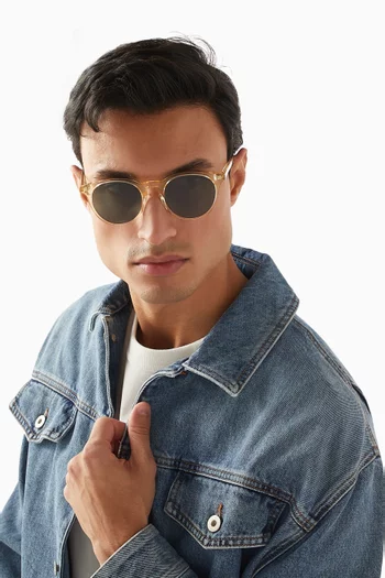 New Depp Round Sunglasses in Acetate