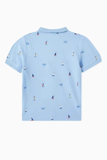 Yacht Polo Shirt in Organic Cotton Pique