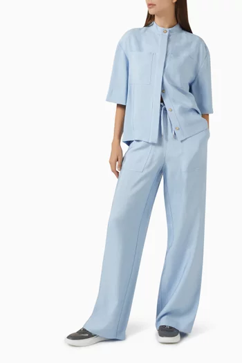 Talisia Wide-leg Pants in Soft-twill