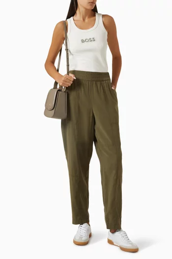 Taiya Track Pants in Stretch Viscose