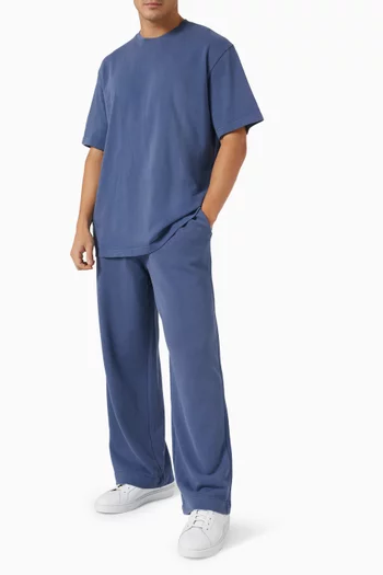 Garment-dyed Sweatpants in French-terry