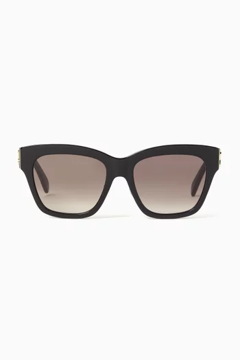 Square Frame Sunglasses in Acetate