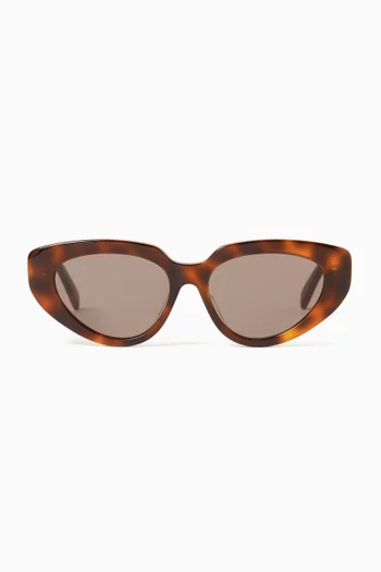 Oval Sunglasses in Acetate