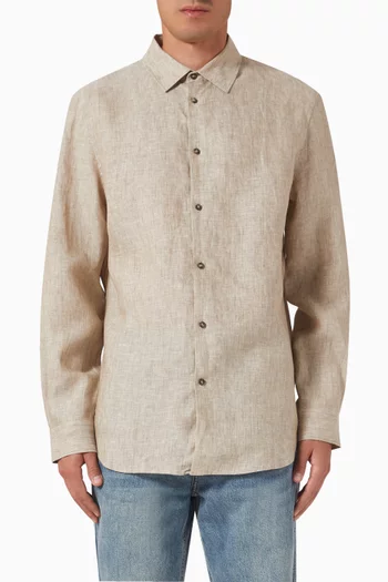 Button-down Shirt in Linen