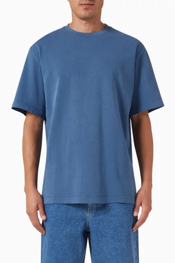 Garment-dyed Oversized T-shirt in Cotton