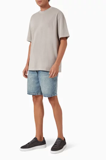 Garment-dyed Oversized T-shirt in Cotton