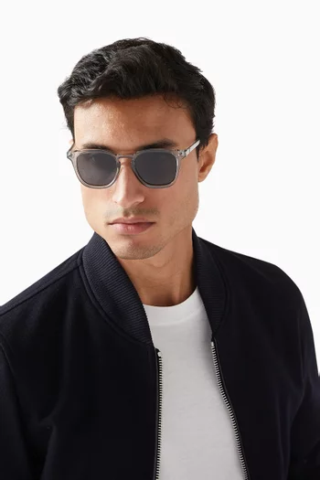 No Biggie Sunglasses in Crystal Polymer