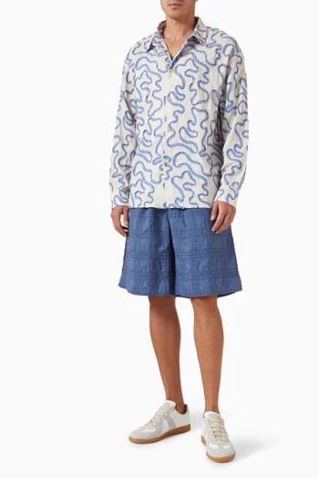 Pino Shirt in Linen-blend