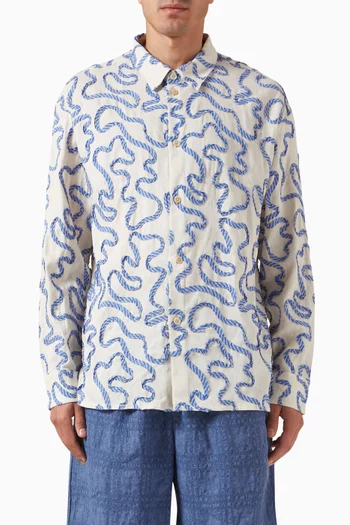 Pino Shirt in Linen-blend