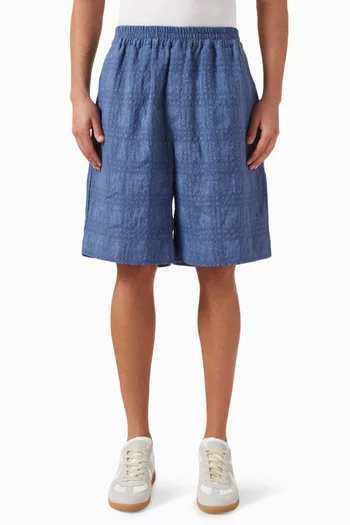 Saleh Shorts in Seersucker