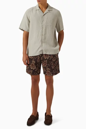 Volta Floral Shorts in Cotton