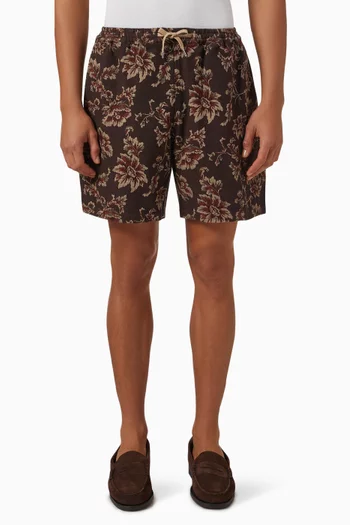 Volta Floral Shorts in Cotton