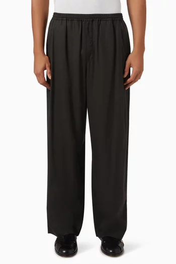 Wewa Wide-leg Pants in Wool-silk