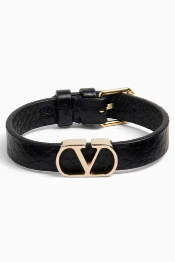 Valentino leather bracelets outlet
