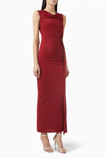 Natalia Draped Maxi Dress