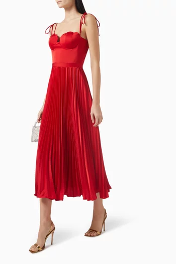 Whitney Bustier Midi Dress