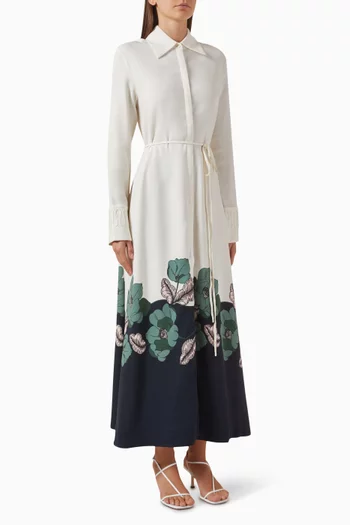 Evelina Shirtdress in Viscose Blend