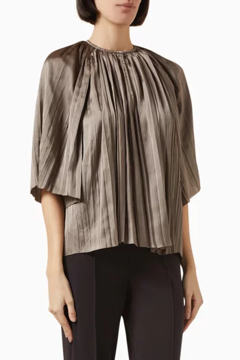 Lima Top in Crinkled-fabric